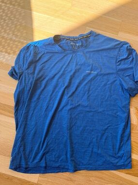 Eddie Bauer Men's Royal Blue Short-Sleeve Crew Tee